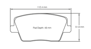 Pagid Racing Brake Pads No. 7035 - Competition Motorsport