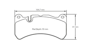 Pagid Racing Brake Pads No. 8005 - Competition Motorsport
