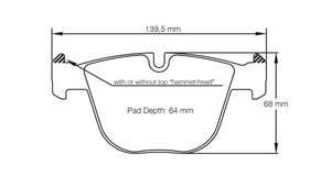 Pagid Racing Brake Pads No. 8021 - Competition Motorsport