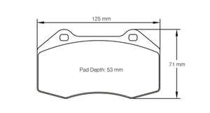 Pagid Racing Brake Pads No. 8023 - Competition Motorsport