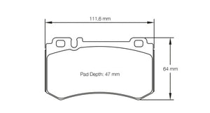 Pagid Racing Brake Pads No. 8031 - Competition Motorsport