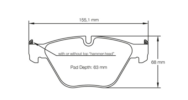 Pagid Racing Brake Pads No. 8051 - Competition Motorsport