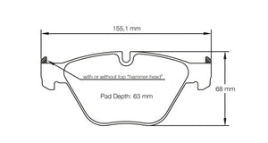 Pagid Racing Brake Pads No. 8051 - Competition Motorsport