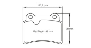 Pagid Racing Brake Pads No. 8069 - Competition Motorsport