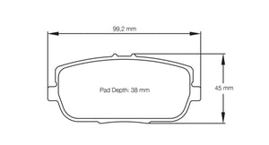 Pagid Racing Brake Pads No. 8077 - Competition Motorsport