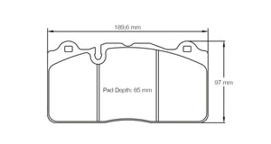 Pagid Racing Brake Pads No. 8091 - Competition Motorsport