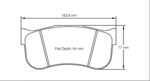 Pagid Racing Brake Pads No. 8101 - Competition Motorsport