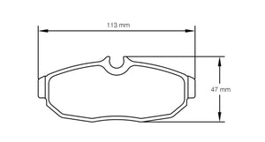 Pagid Racing Brake Pads No. 8113 - Competition Motorsport