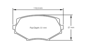 Pagid Racing Brake Pads No. 8127 - Competition Motorsport