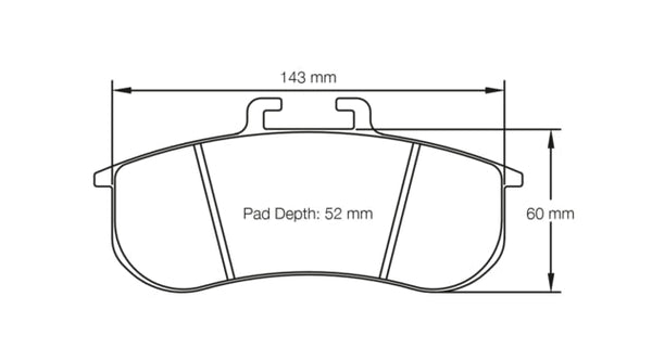 Pagid Racing Brake Pads No. 8197 - Competition Motorsport