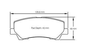 Pagid Racing Brake Pads No. 8204 - Competition Motorsport