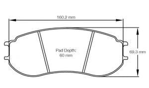 Pagid Racing Brake Pads No. 8241 - Competition Motorsport