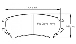 Pagid Racing Brake Pads No. 8242 - Competition Motorsport