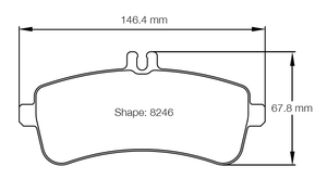 Pagid Racing Brake Pads No. 8246 - Competition Motorsport