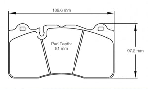 Pagid Racing Brake Pads No. 8253 - Competition Motorsport