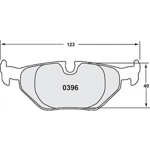 PFC Brake Pads 0396.XX.17.44 - Competition Motorsport