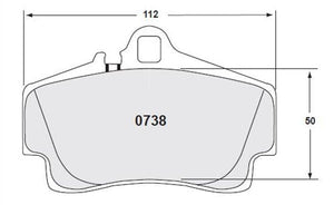 PFC Brake Pads 0738.XX.16.44 REAR - Competition Motorsport