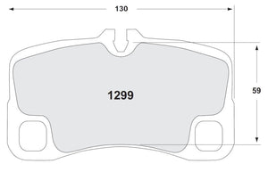 PFC Brake Pads 1299.XX.18.44 REAR - Competition Motorsport