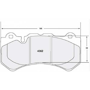 PFC Brake Pads 4362.08.19.44 - Competition Motorsport