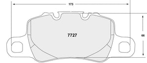 PFC Brake Pads 7727.11.18.44 REAR - Competition MotorsportPerformance Friction PFC Brake Pads 7727.332.18.44 Image