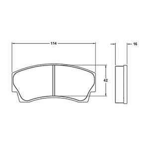 PFC Brake Pads 7745.XX.16.44 - Competition Motorsport