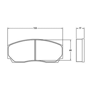 PFC Brake Pads 7767.01.17.44 - Competition Motorsport