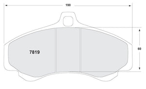 PFC Brake Pads 7819.11.17.44 FRONT - Competition Motorsport