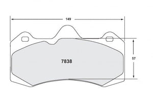 PFC Brake Pads 7838.08.17.44 - Competition Motorsport