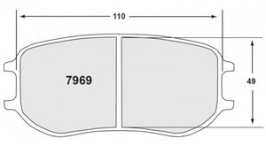PFC Brake Pads 7969.XX.26.44 - Competition Motorsport