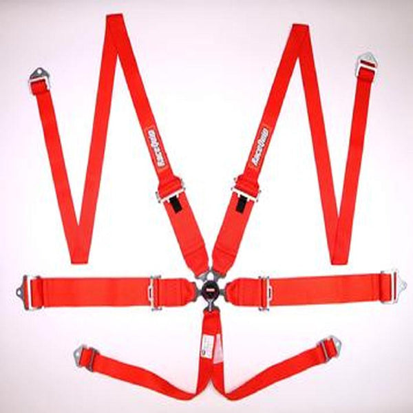 RaceQuip SFI Camlock 6pt Pull Down Lap HNR Seat Belt (746006/16)