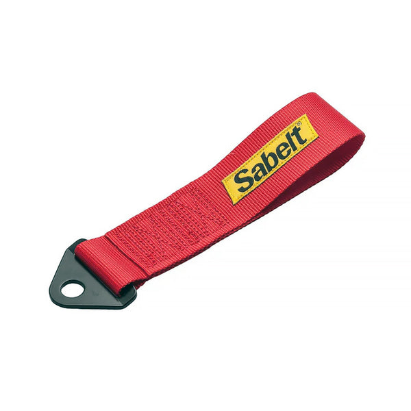 Sabelt red FIA racing tow strap