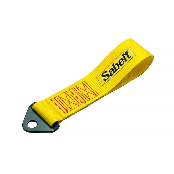 Sabelt yellow racing tow strap