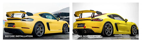SilverRocket GT4 RS Dry Carbon 3" Wing Risers - ModMyEuro