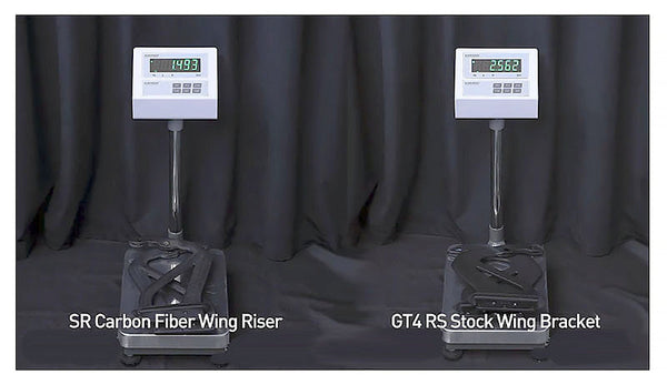 SilverRocket GT4 RS Dry Carbon 3" Wing Risers - ModMyEuro