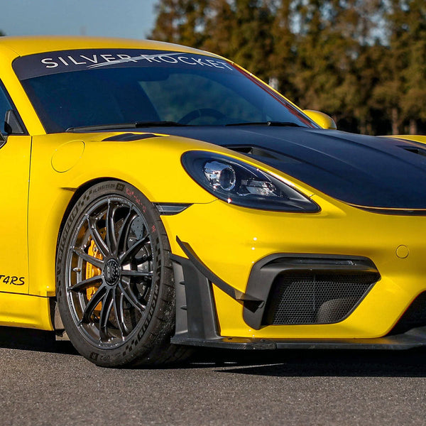 SilverRocket Dry Carbon Fiber Pro Dive Planes (Porsche 718 GT4 RS) - ModMyEuro