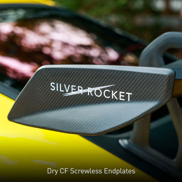 SilverRocket DRS-1 Flex Carbon Swan Neck Wing (Porsche 718/GT4/RS) - ModMyEuro