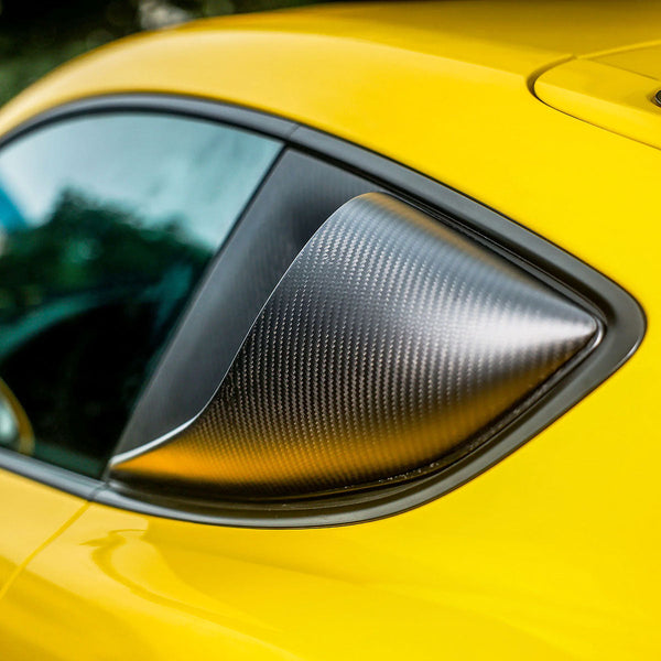 SilverRocket Dry Carbon Fiber High Flow Air Intake Scoops (718 GT4/RS/Clubsport) - ModMyEuro