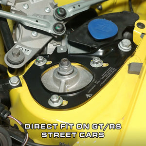 SilverRocket Custom Porsche Motorsport Front Strut Tower Reinforcement Plates - ModMyEuro