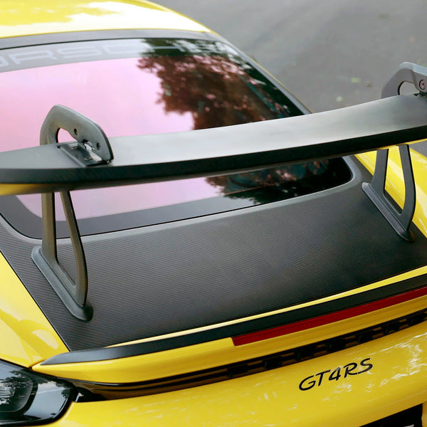 SilverRocket Dry Carbon Fiber Tailgate w Lightweight Glass (718/981 Cayman) - ModMyEuro