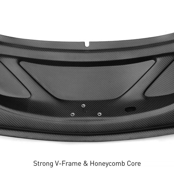 SilverRocket Dry Carbon Fiber Tailgate w Lightweight Glass (718/981 Cayman) - ModMyEuro