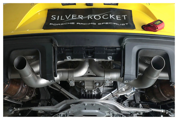 SilverRocket Titanium Ultralight Race Pipe for Porsche GT4 RS - ModMyEuro