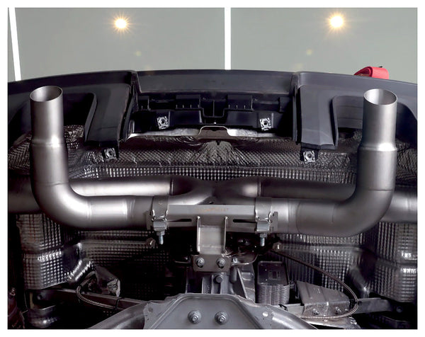 SilverRocket Titanium Ultralight Race Pipe for Porsche GT4 RS - ModMyEuro