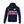Sparco Martini Hoodie navy with embroidered Martini Racing chest stripe and sponsor badges - image