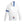 Sparco Martini Racing Hoodie white front view with chest embroidery and zip closure- Image 