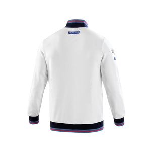 parco Martini Racing Full Zip Jacket white back view, white background

