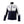 Sparco Martini Soft Shell Jacket front view in white and navy with Martini Racing stripes –Image