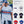 Sparco Martini T-Shirt front view hero shot with model outdoors in gray shirt and Martini Racing cap -image