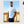 Sparco Martini T-Shirt Big Logo in navy front and back views -Image