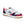 Angled front view of Sparco S-Urban Martini Racing shoe highlighting red, blue, and white detailing