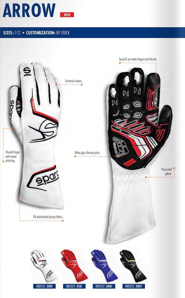 sparco_arrow_k_kart_glove_Sale_Image